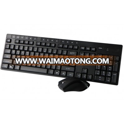 2.4Ghz Wireless Keyboard and Mouse Combo USB Optical Desktop Laptop PC Black