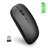 2020 cheap price 2.4G Rechargeable USB Wireless Mouse wireless silent mute mouse for Laptop